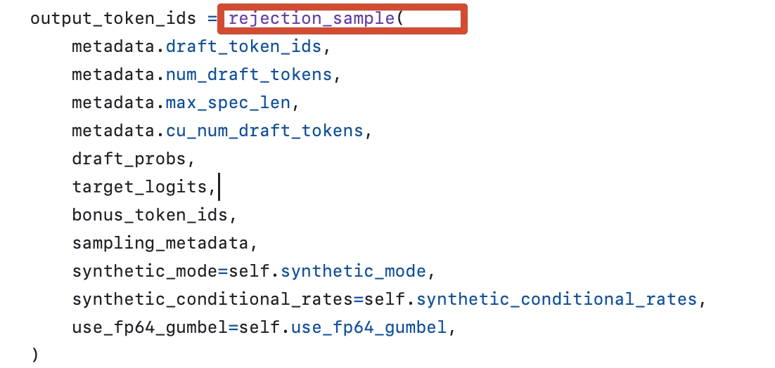vLLM 调用 rejection_sample 进行采样的源码